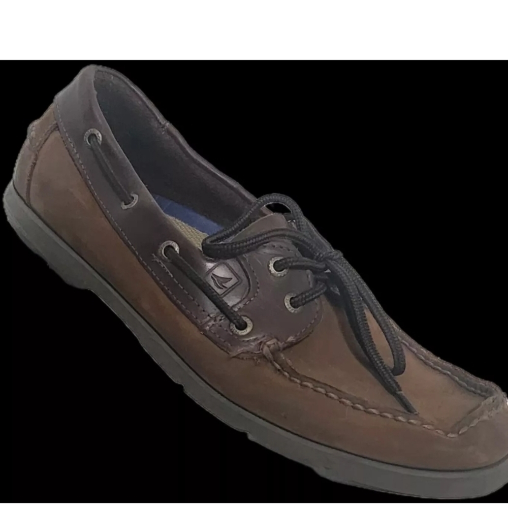 Mens Sperry Brown Leather Boat Shoes